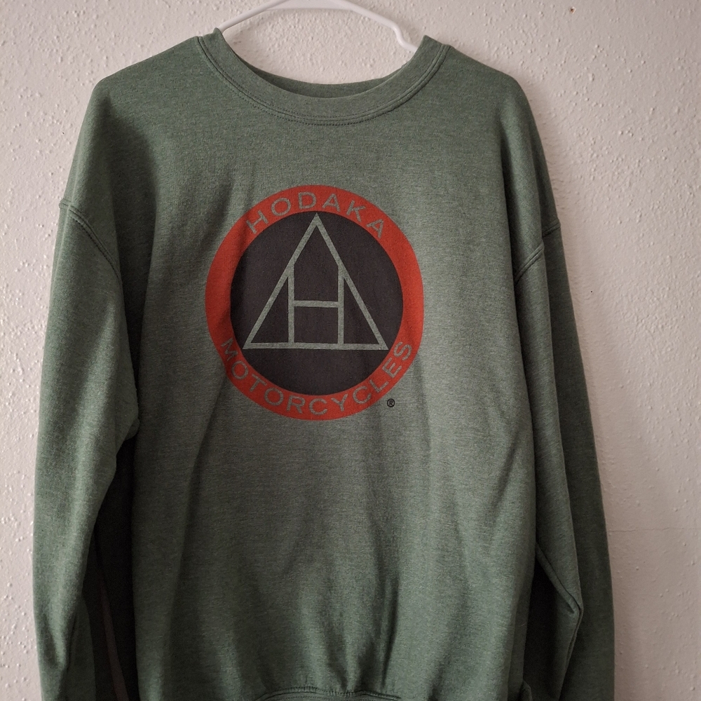 Green HODAKA Motorcycles Crewneck Size Large